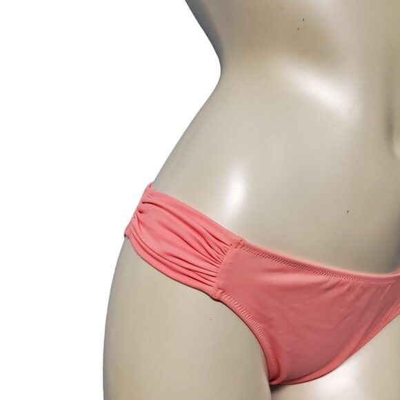 Victoria's Secret Swimwear Bikini Bottom Women's Size Medium Peach The Knockout - Picture 5 of 10